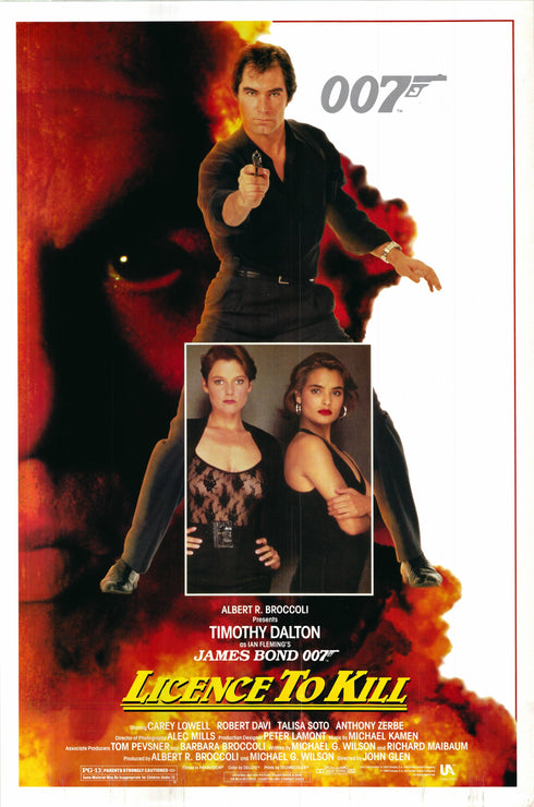 licence to kill 1989 one sheet poster rolled